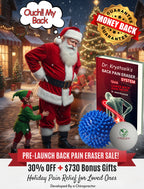 Low Back Pain Relief, Sciatica, Self-Massage Tool, Trigger Points, 2 Massage Balls with Instruction Book, Chiropractic Tools, Myofascial Pain, Deep Tissue Massage, Muscle Knots.