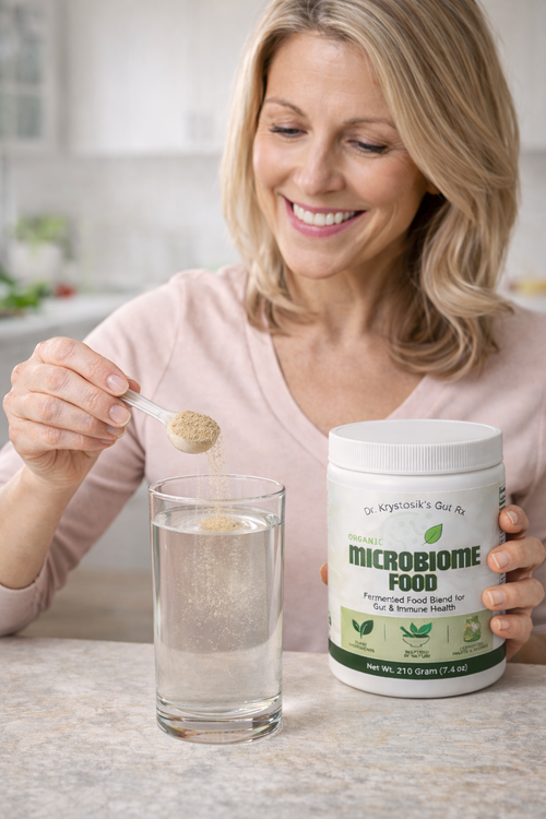 MICROBIOME FOOD the #1 Doctor Recommended Gut Healing Food by Dr. Krystosik
